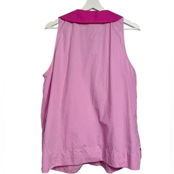 GANNI Poplin Sleeveless Shirt